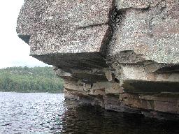 
Canadian shield rock.
		