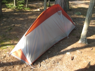 LLBean tent. missing fly cross-spreader.